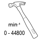 0 - 44800 min-1