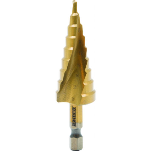 STOPENJSKI SVEDER 1/4" HEX ø4-20mm